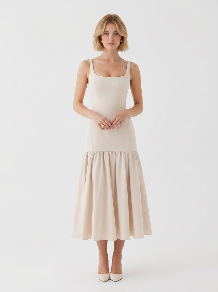 Dorthe - Midi Kjole