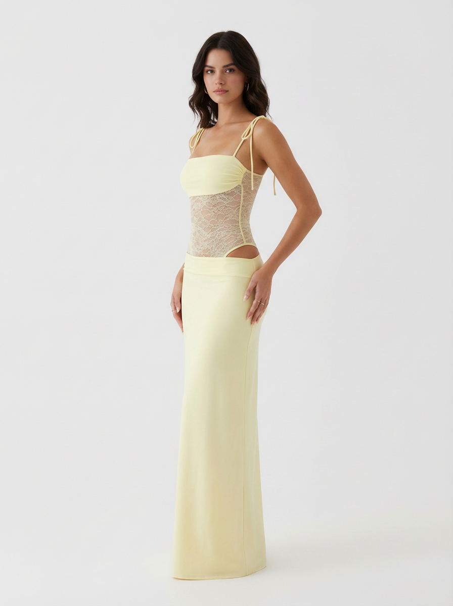 Cecilie - Maxi Kjole