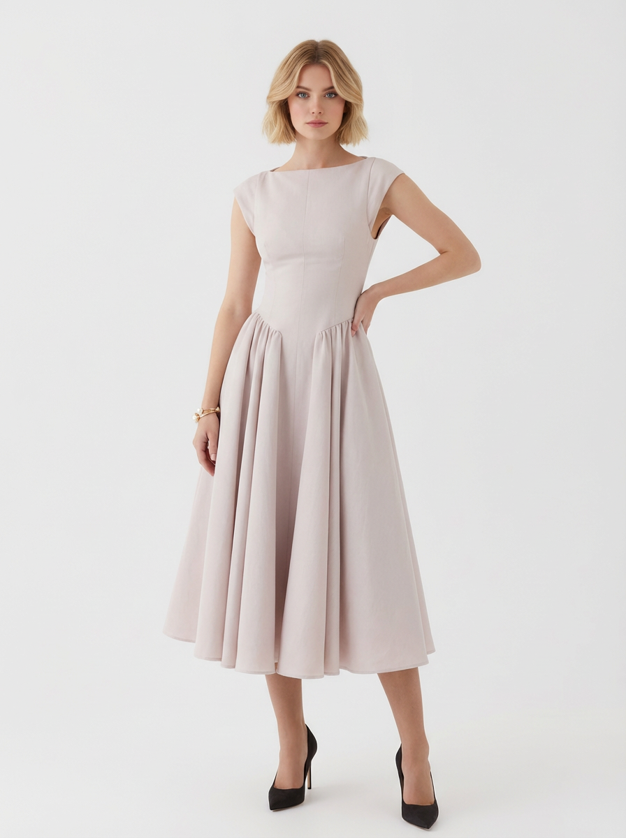 Susanne - Midi Kjole